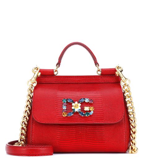 red dolce gabbana bag|dolce and gabbana red purse.